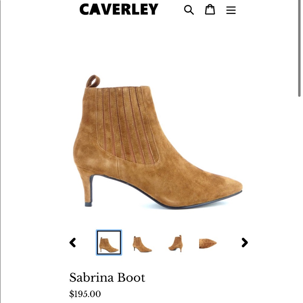 Caverley Chestnut Suede Ankle Boot/Bootie